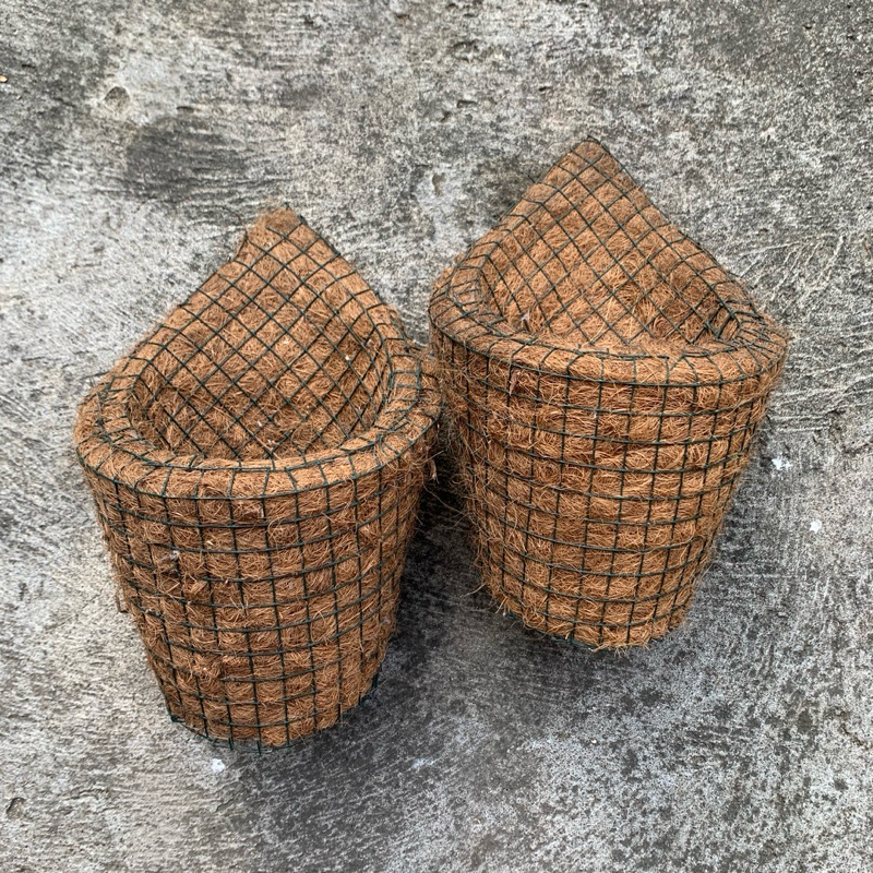 Pot Anggrek Serabut Kelapa / Pot Tempel Serabut Kelapa