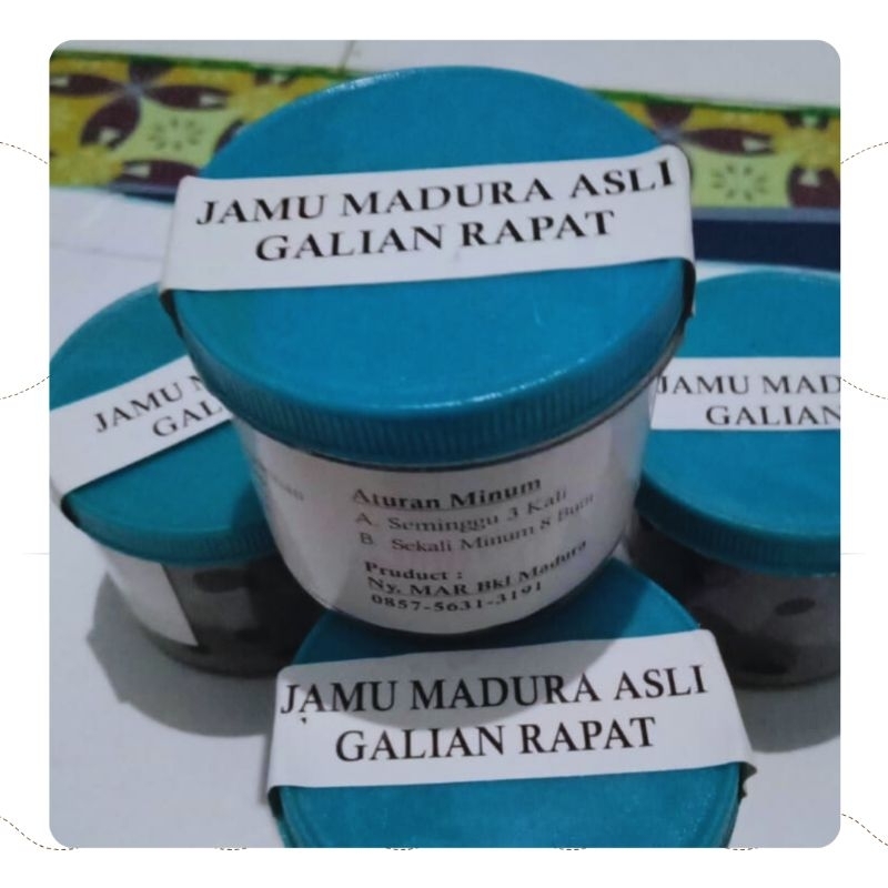 Jamu Galian Rapat (khusus Wanita) product : ny. mar
