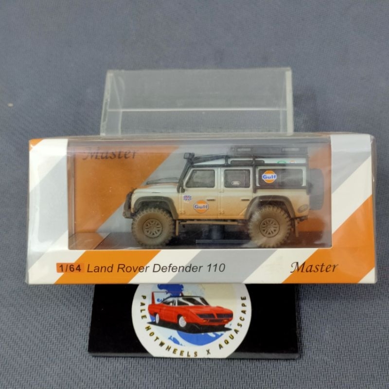 Master Land Rover Defender 110 GULF livery skala 1/64