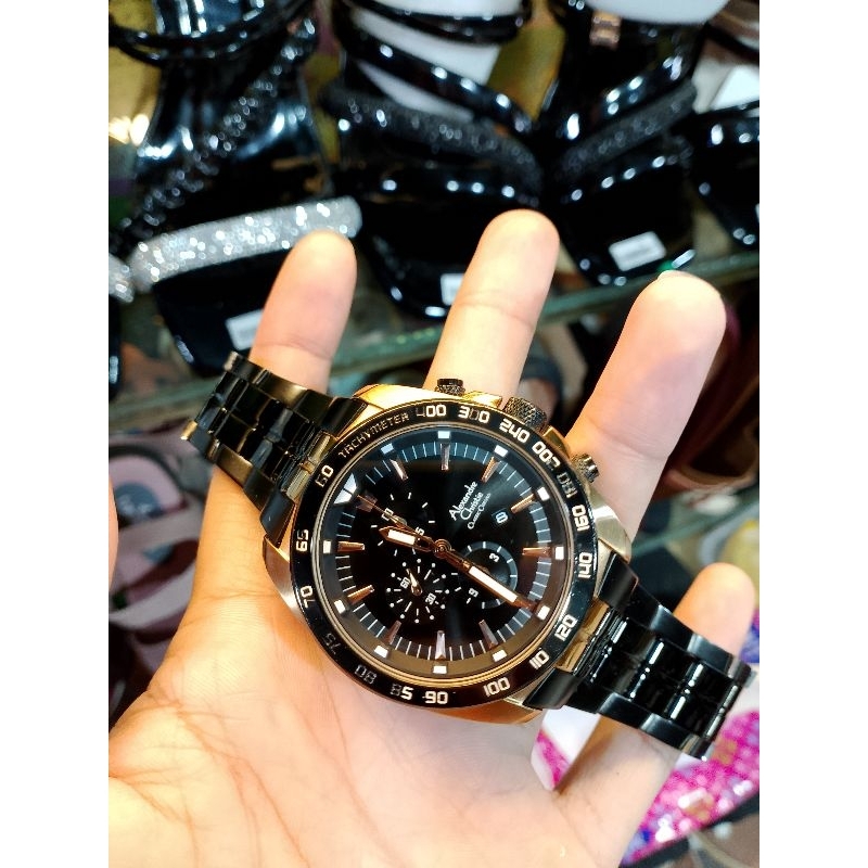 Jam Alexandre Christie 6533MC Rantai Original