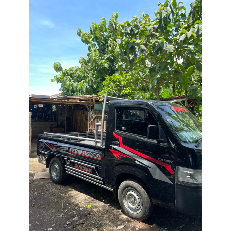 Bemper samping new cary Roll bar new cary tayo pick up (freestikernama)