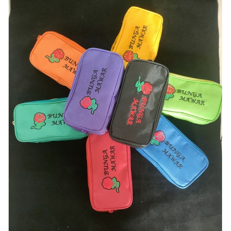 

Tepak pensil sekolah gambar bordir