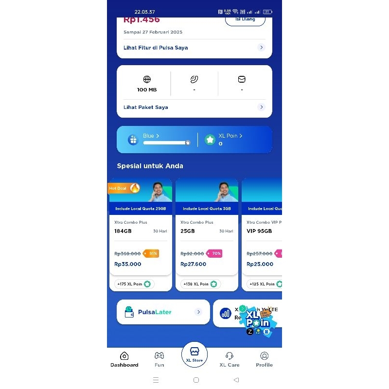 Perdana XL Disc XTRA COMBO PLUS VIP 90%