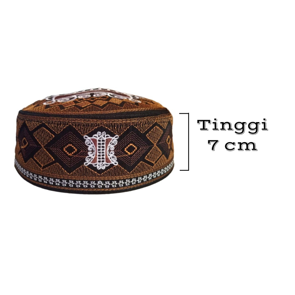 best sale peci kopyah terompah malaysia motif pintu aceh bordir