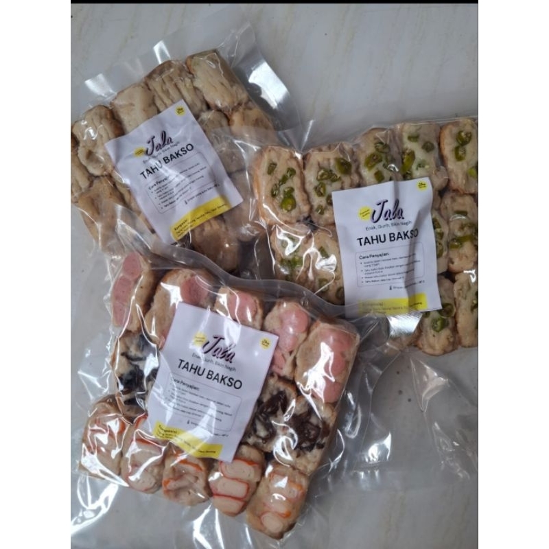 

Frozen Bandung Tahu Bakso toping pedas atau mix isi 15(varian tulis di catatan)