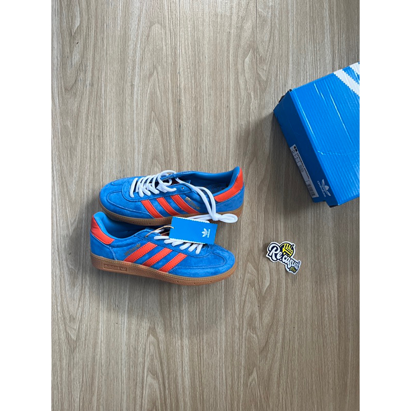 [ RECS ] SNEAKERS BLUE RED MANCHESTER FREE STICKER PACKING DOUBLE BOX