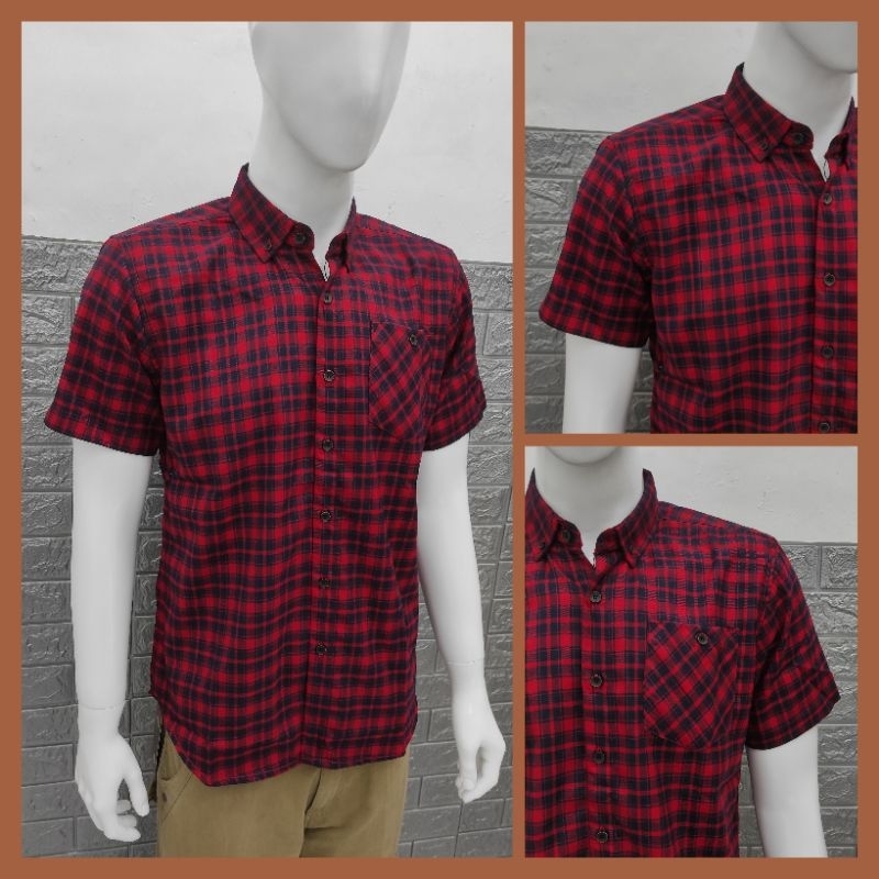 F2D DISTRO size M- XL / KEMEJA PENDEK FLANEL PRIA / KEMEJA PENDEK FLANEL / KEMEJA PENDEK KOTAK PRIA 