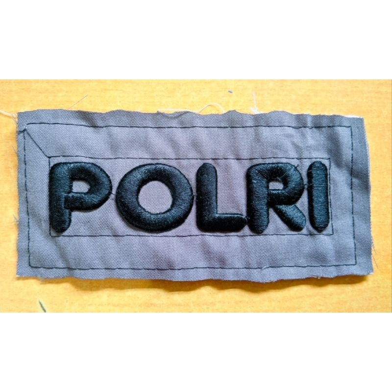 ATRIBUT BORDIR POLRI NAMA