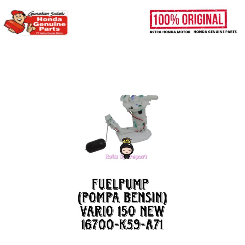 Fuel Pump (Pompa Bensin) Honda Vario 150 New Original - 16700K59A71 - FUELPUMP VARIO 150 NEW - Fuelp
