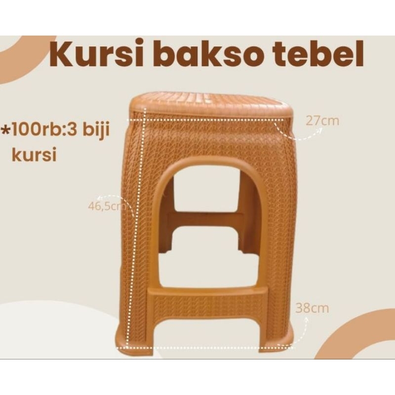 kursi bakso kursi bakso plastik dingklik