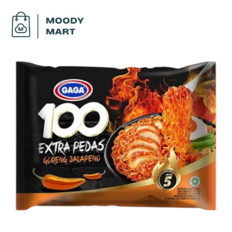 

Mie GAGA 100 Extra Pedas Goreng Jalapeno 1pcs