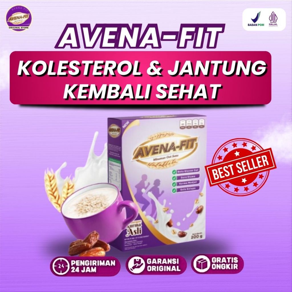 

Avena Fit 1 Box - Susu Sereal Oat Solusi Turunkan Kolesterol dan Mendukung Kesehatan Jantung