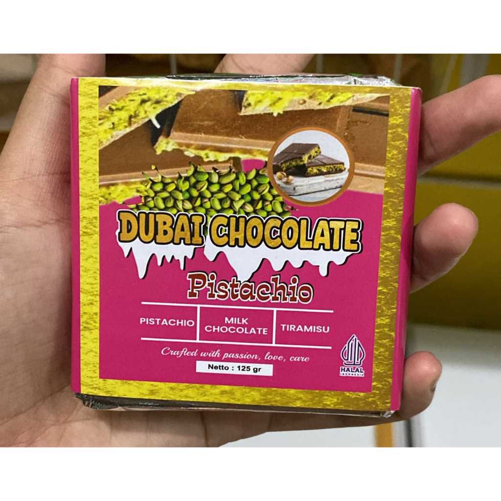 

DUBAI CHOCOLATE PISTACHIO KEMASAN 125 GR