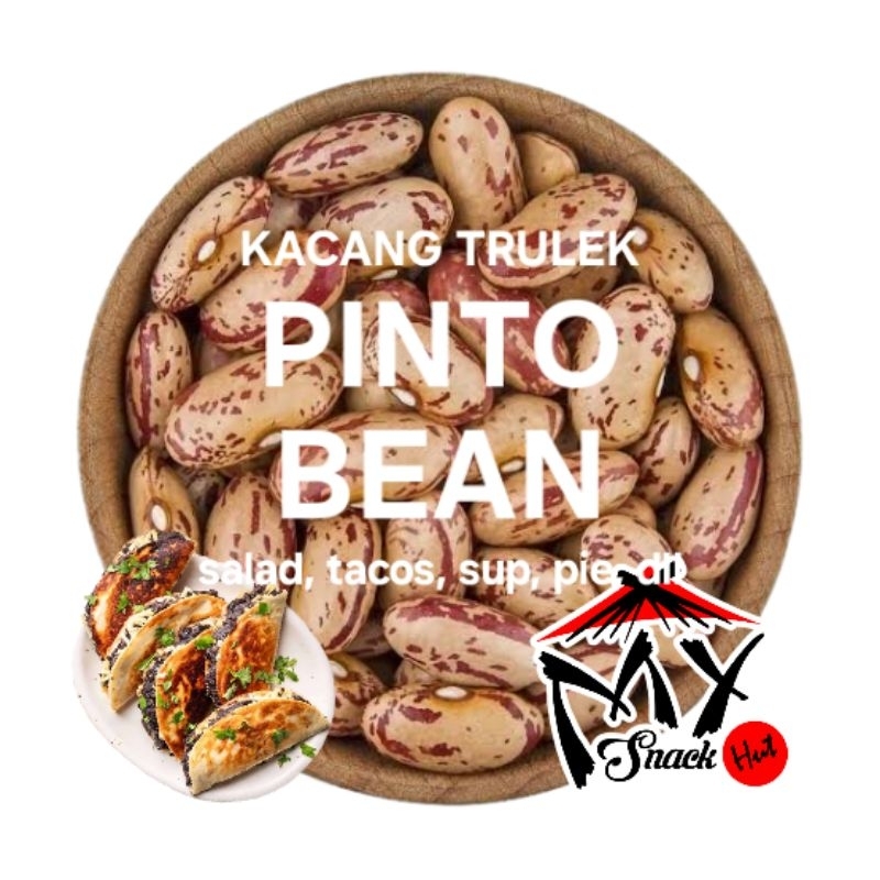 

KACANG PINTO 250GR ORGANIK MOTTLED FRIJOL HARICOT PORO FEIJAO CARIOCA BEAN SOUP SOP SALAD BRASIL