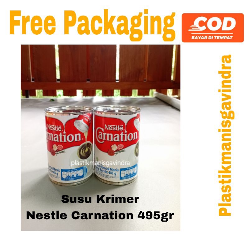 

Susu Krimer/ creamer/ susu kental manis carnation 495gr