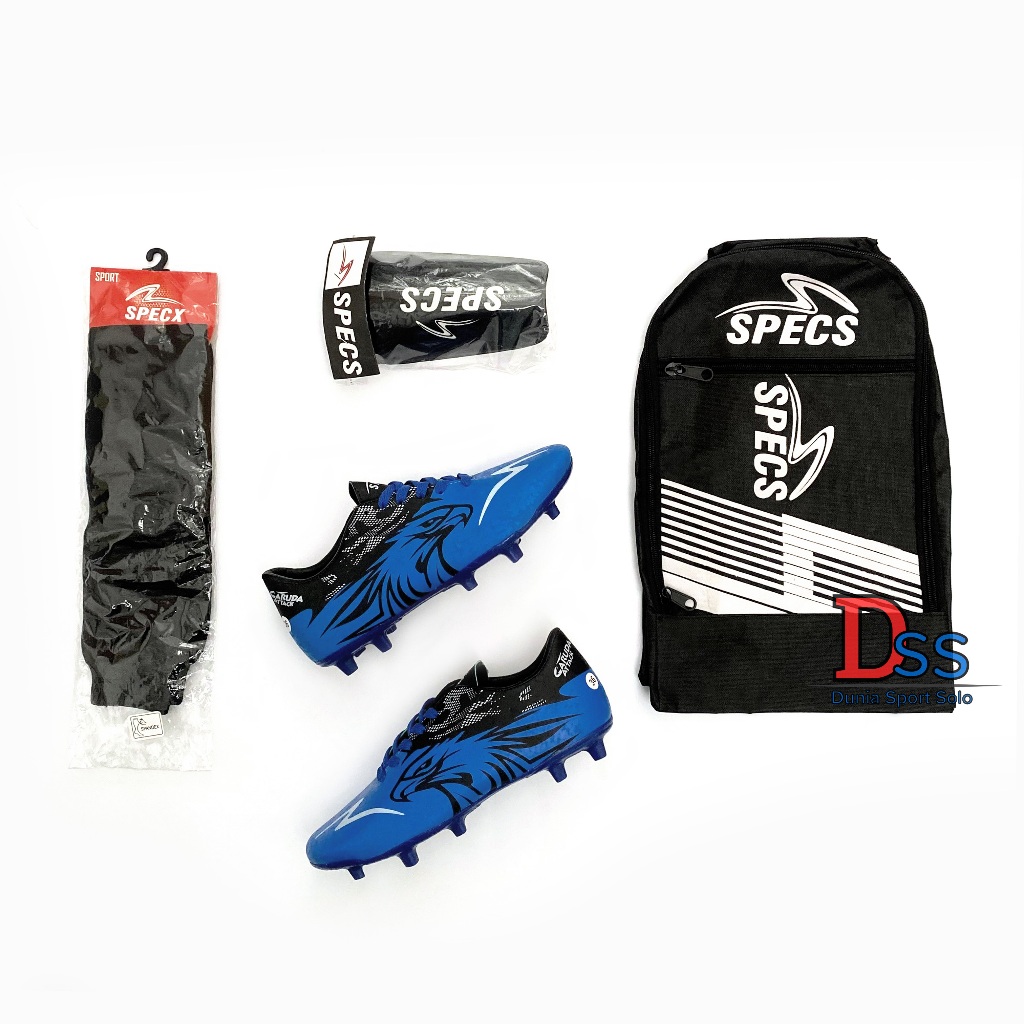 PROMO TERBARU Sepatu Bola Anak Anak specs garuda Umur 10 12 Tahun Bisa COD SD Paket 4 Komplit Murah
