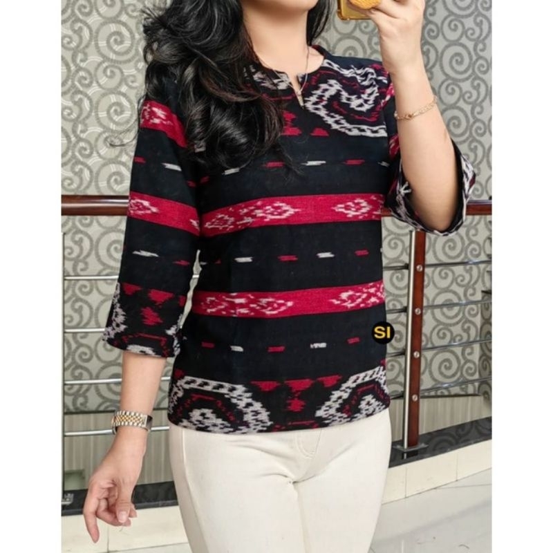 BLOUSE TENUN WANITA (kerja)