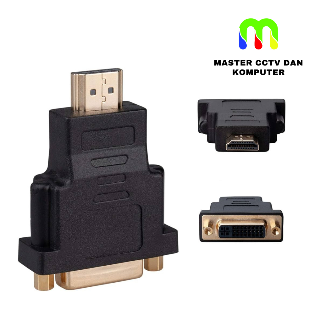 Konektor HDMI to DVI 24+5 DVI-I Converter Adapter Gender