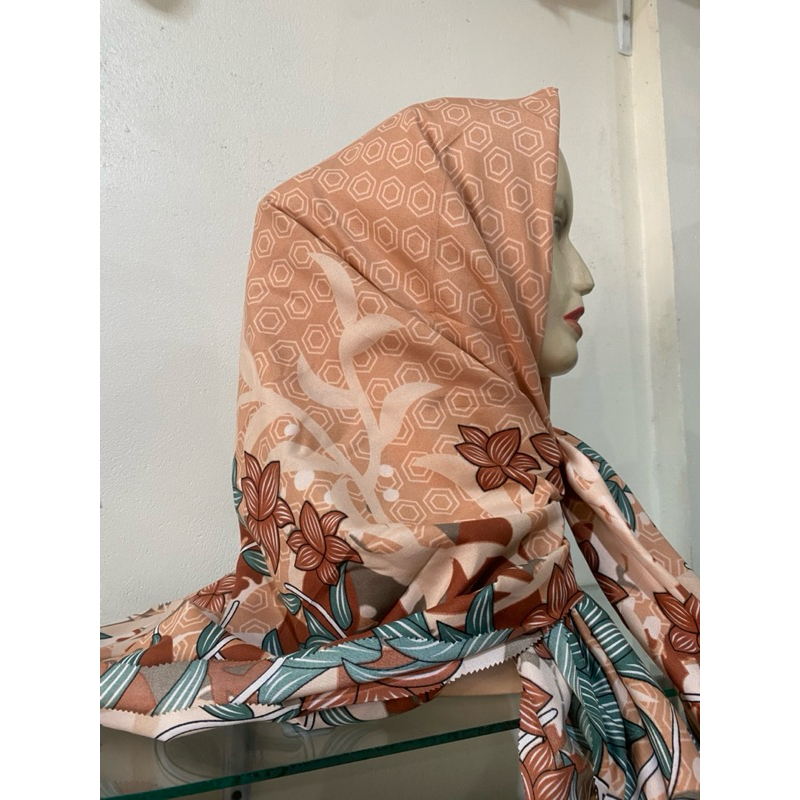 HIJAB SEGI EMPAT/JILBAB MOTIF/HIJAB MOTIF SYAR'I