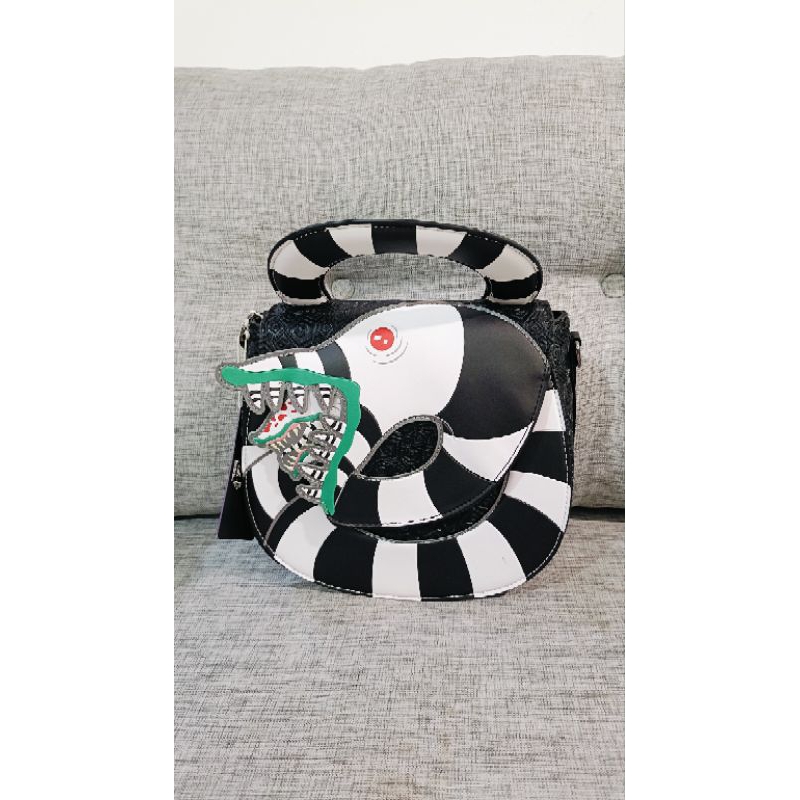Loungefly Beetlejuice Sandworm Crossbody Bag original
