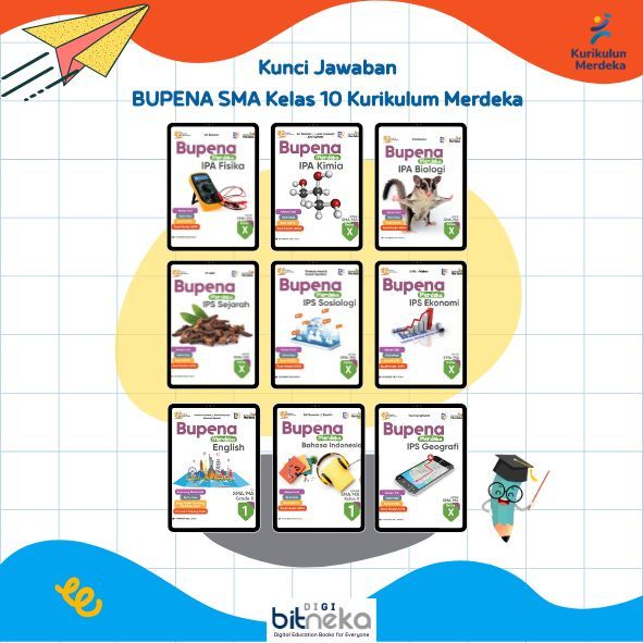Kunci Jawaban Buku BUPENA SMA Kelas 10 Kurikulum Merdeka-Erlangga