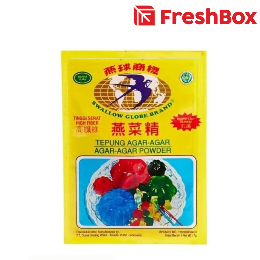 

Agar Agar Swallow Globe Hijau 1 pcs FreshBox