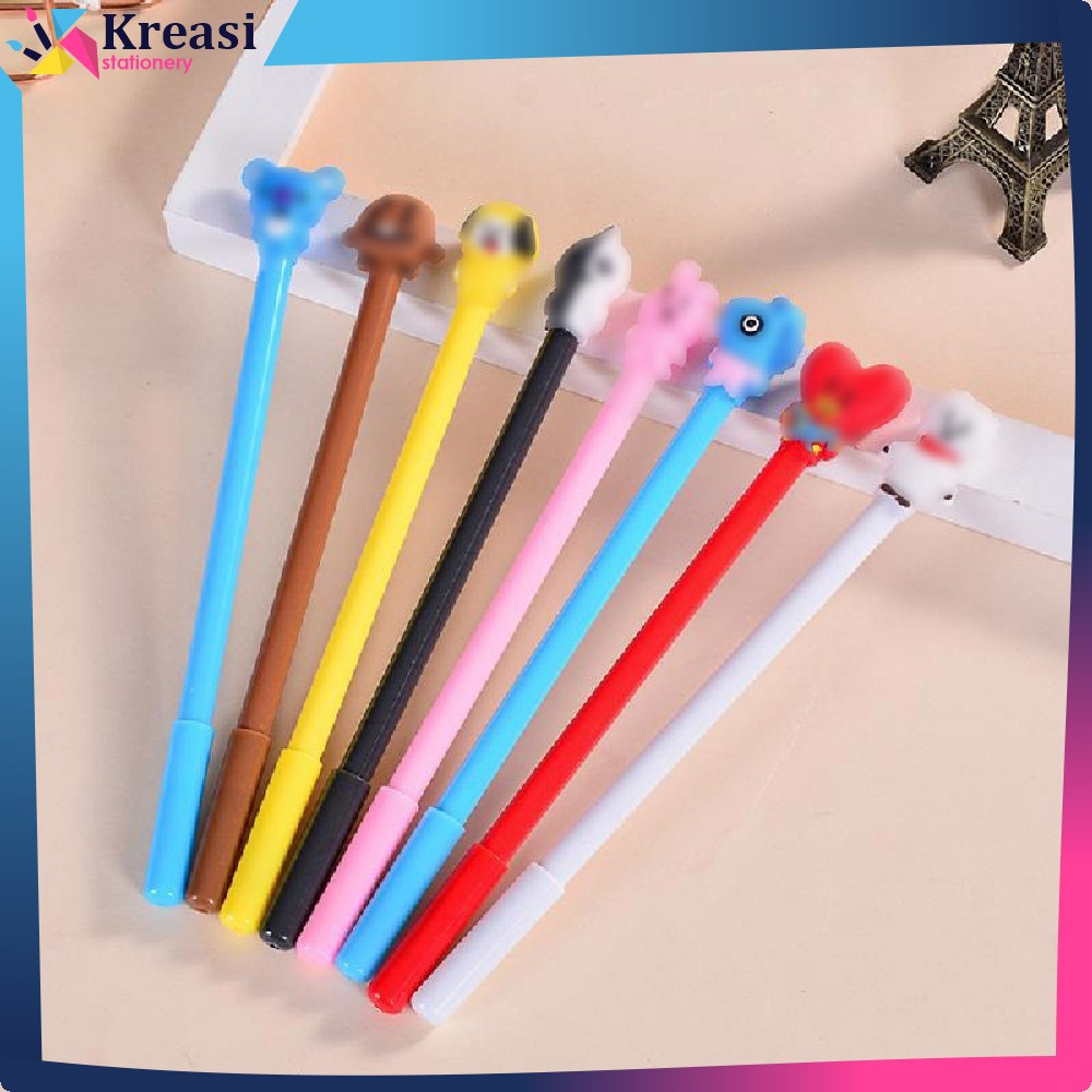 

Pen Pulpen Gel Lucu Alat Tulis Sekolah / Pena ARMY Cute Cartoon Ballpoint Kreasi Stationery A1