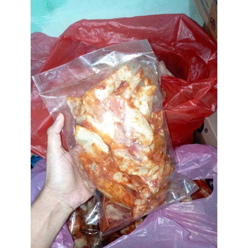 

Keripik Pedas Kering Putih