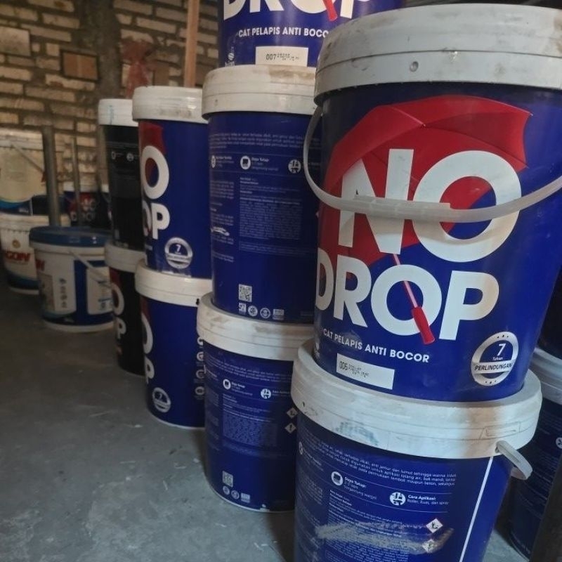 NO DROP NODROP PAIL 20KG CAT TEMBOK GENTENG DAK PLAFON SENG TALANG GALVALUM ASBES ETERNIT GYPSUM