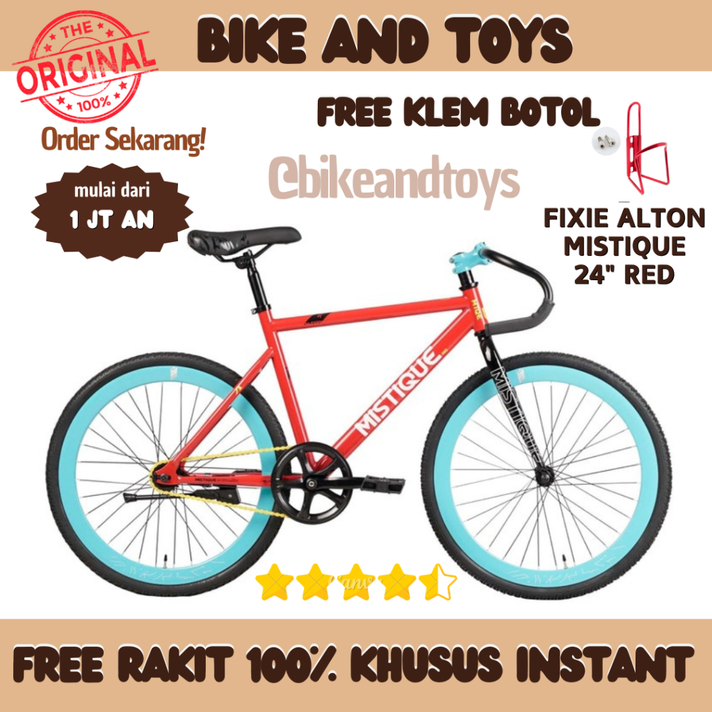 RB POLICE BIKE FIXIE TORONTO FX PANDORA BY ELEMENT - SEPEDA PANDORA - ORIGINAL SEPEDA BALAP / ROAD