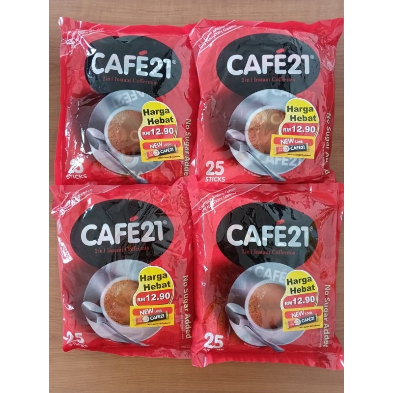 

Cafe 21 Coffee mix 2in1 instant coffee mix 2 in 1 - Coffee Cafe 21 - coffee instant Coffemix Singapore (25 sachet) ORI