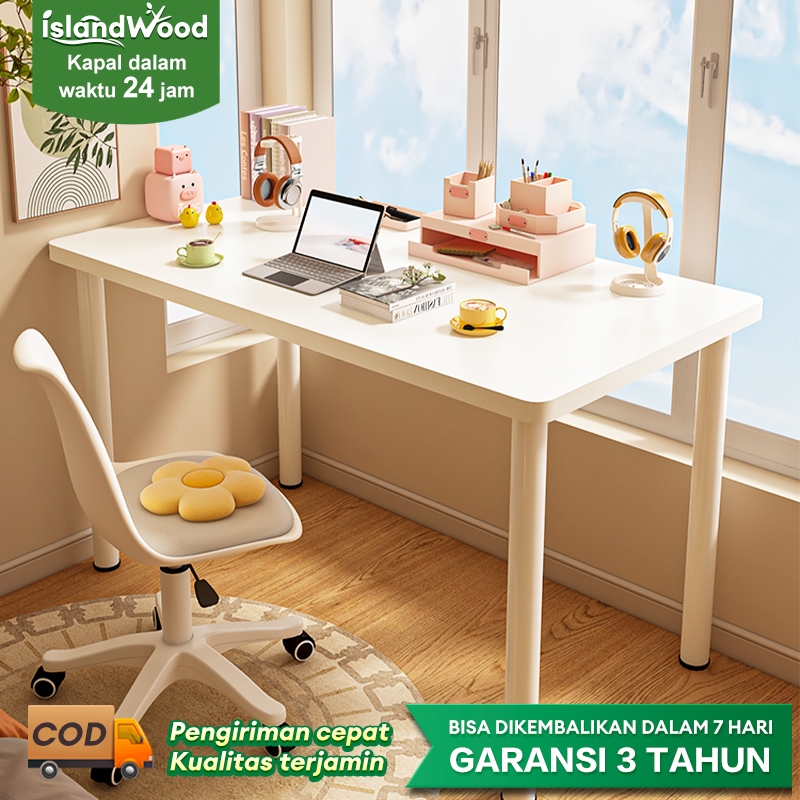 Meja Belajar Kayu Set Kursi Meja Belajar Minimalis Meja Kerja Meja Komputer Minimalis Meja Aesthetic