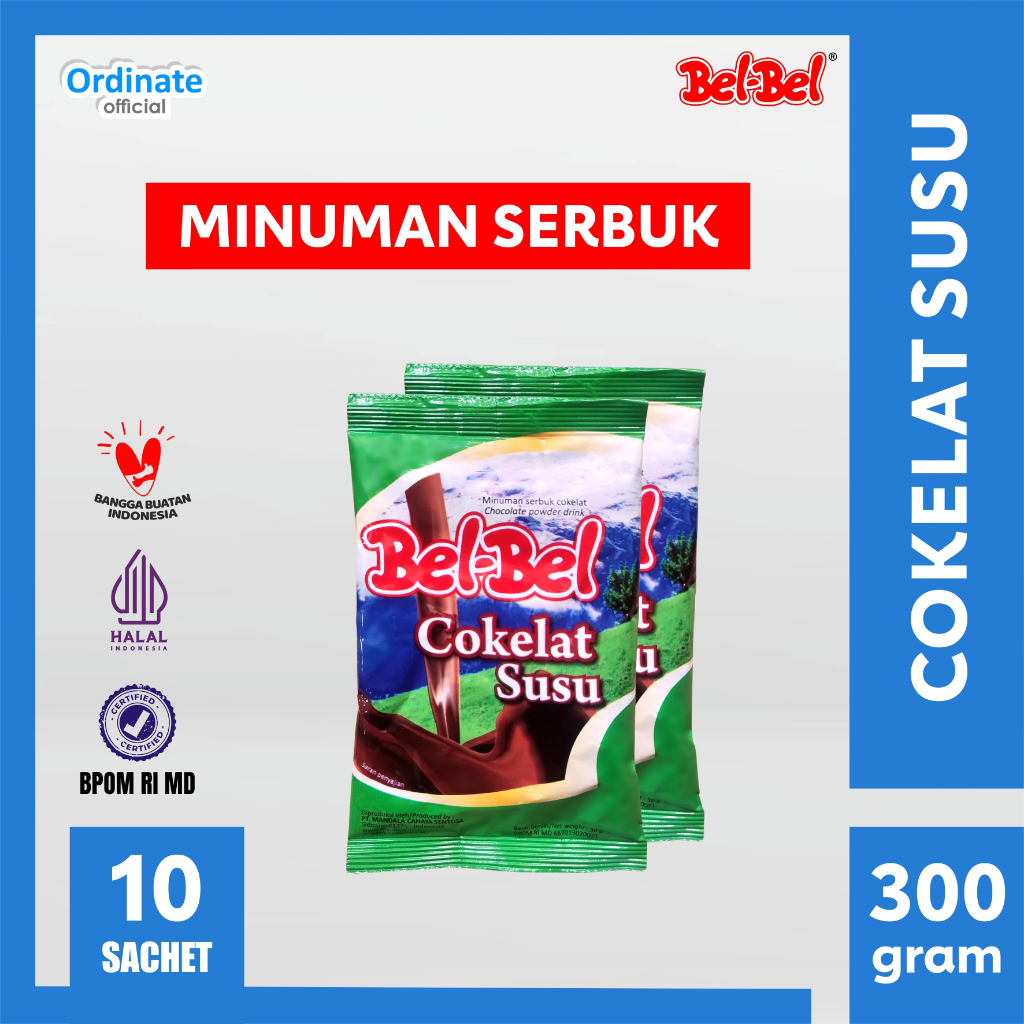 

Cokelat Susu Belbel - 10 Sachet