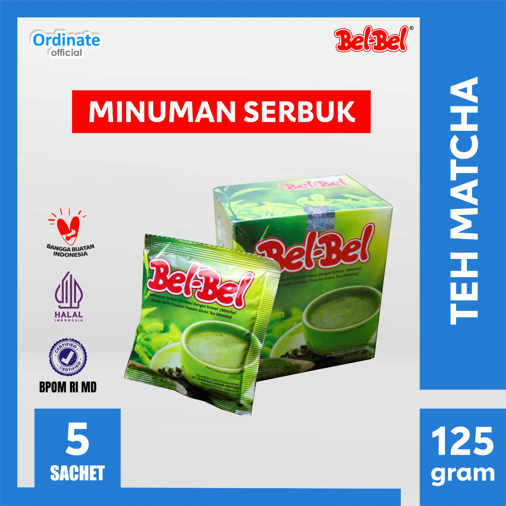 

Teh Rasa Matcha 5 Sachet - Belbel