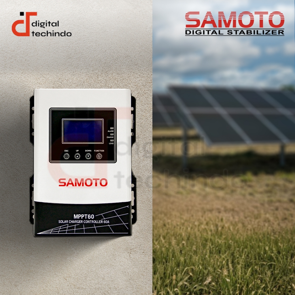 SAMOTO Solar Charge Controller MPPT 60A Charger 12V 24V 48V SMT MPPT60