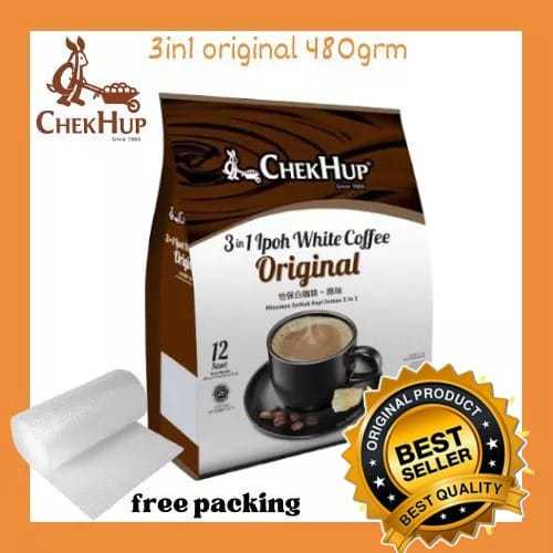 

ChekHup 3in1 / Chek hup Original/ White Coffee/ Instant Coffee 600g