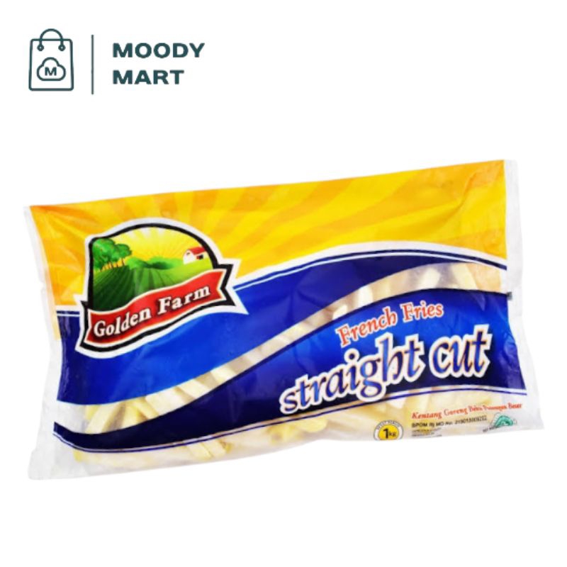

Kentang Goreng GOLDEN FARM Straight Cut 1kg / Kentang Goreng Murah 1kg