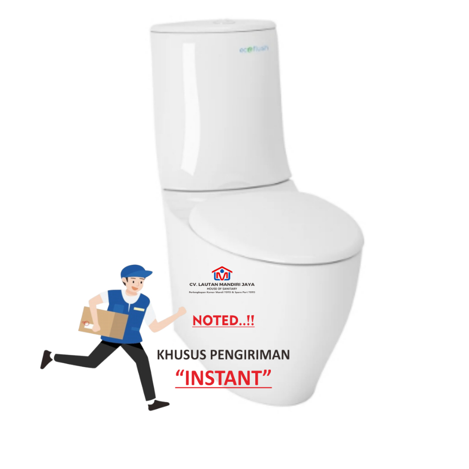 KURIR INSTANT Kloset Duduk TOTO CW956RPJ/SW956JP (P-Trap)