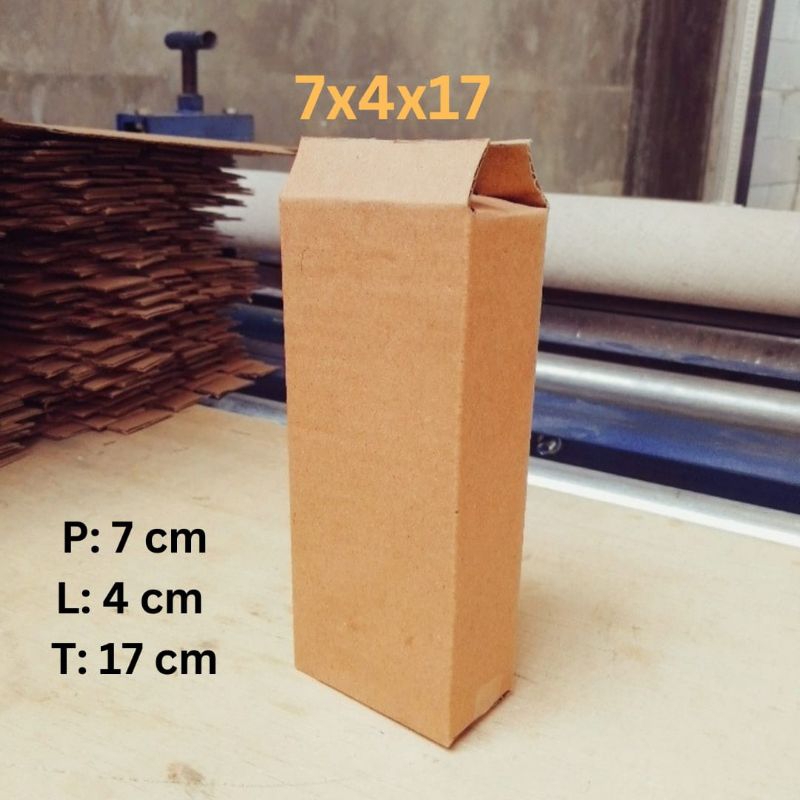 Kardus packing box Kardus Packing Parfum Dus Polos Ukuran  7x4x17 cm