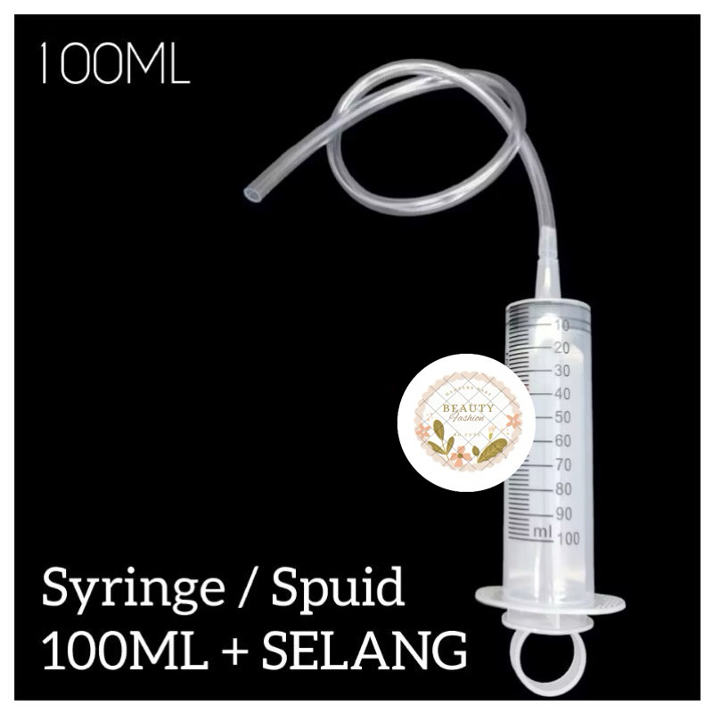 SUNTIKAN PARFUM 50 ml , 100 ML, 150ML + SELANG 40cm/ SYRINGE + SELANG ( SUNTIKAN + SELANG ) / SUNTIK