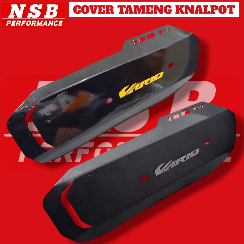 RB Cover Tameng Knalpot Tutup Knalpot Honda Vario 125/150 NSB Bahan Besi Dan Akrilik Tutup Knalpot
