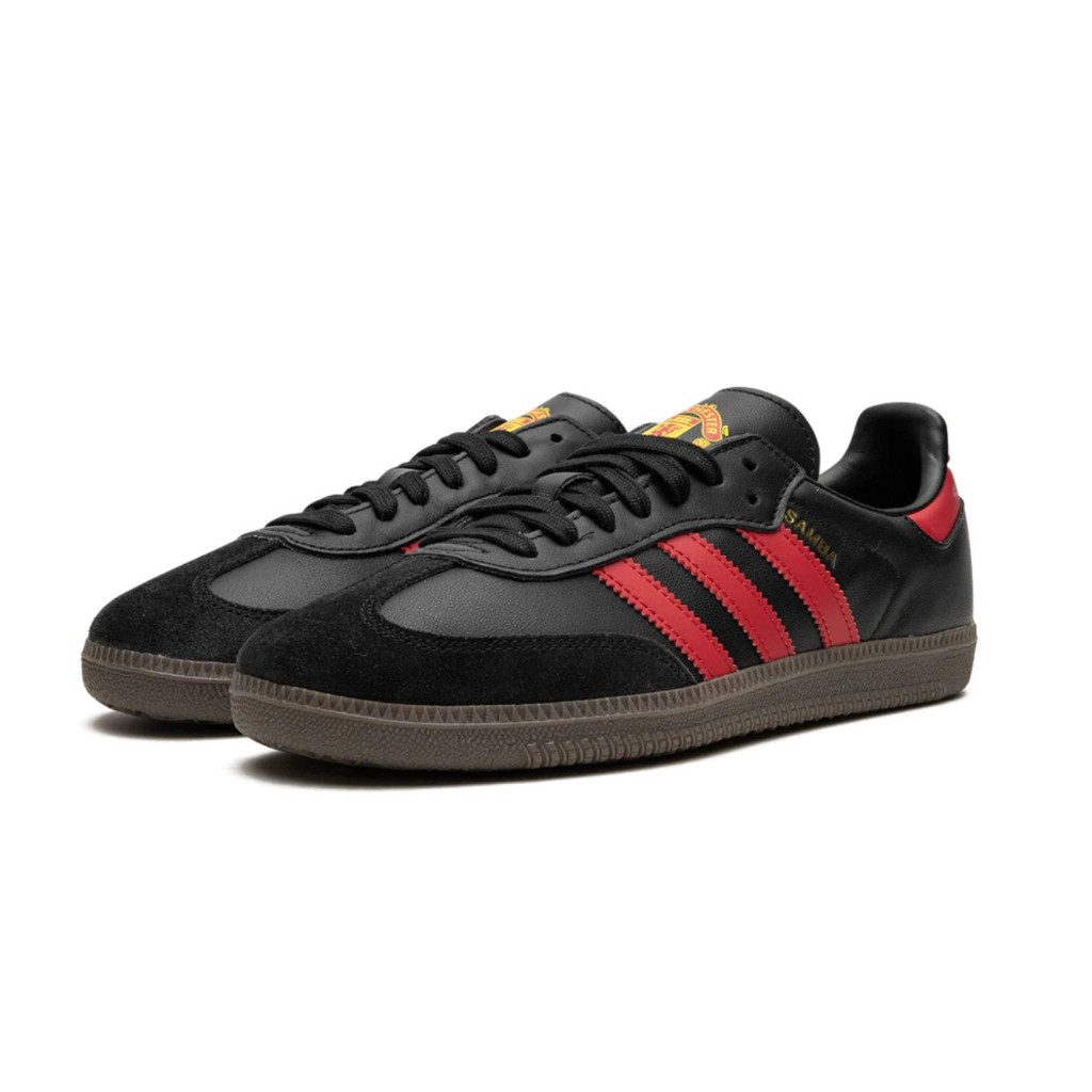 Adidas Samba Black Red Team Manchester united