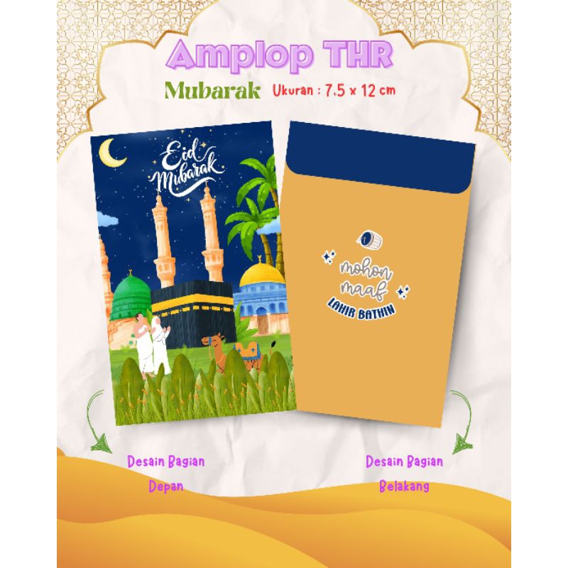 

AMPLOP LEBARAN DILIPAT | Amplop medium (isi 12 pcs)