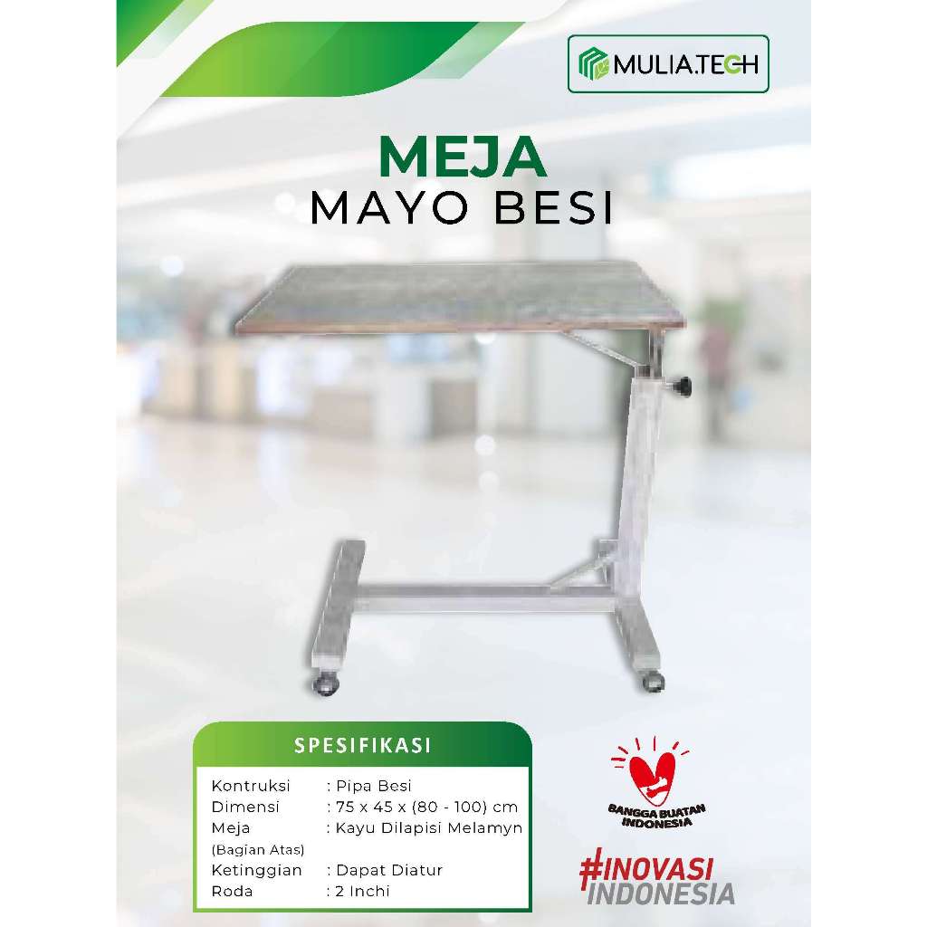 MEJA MAYO BESI & STAINLESS