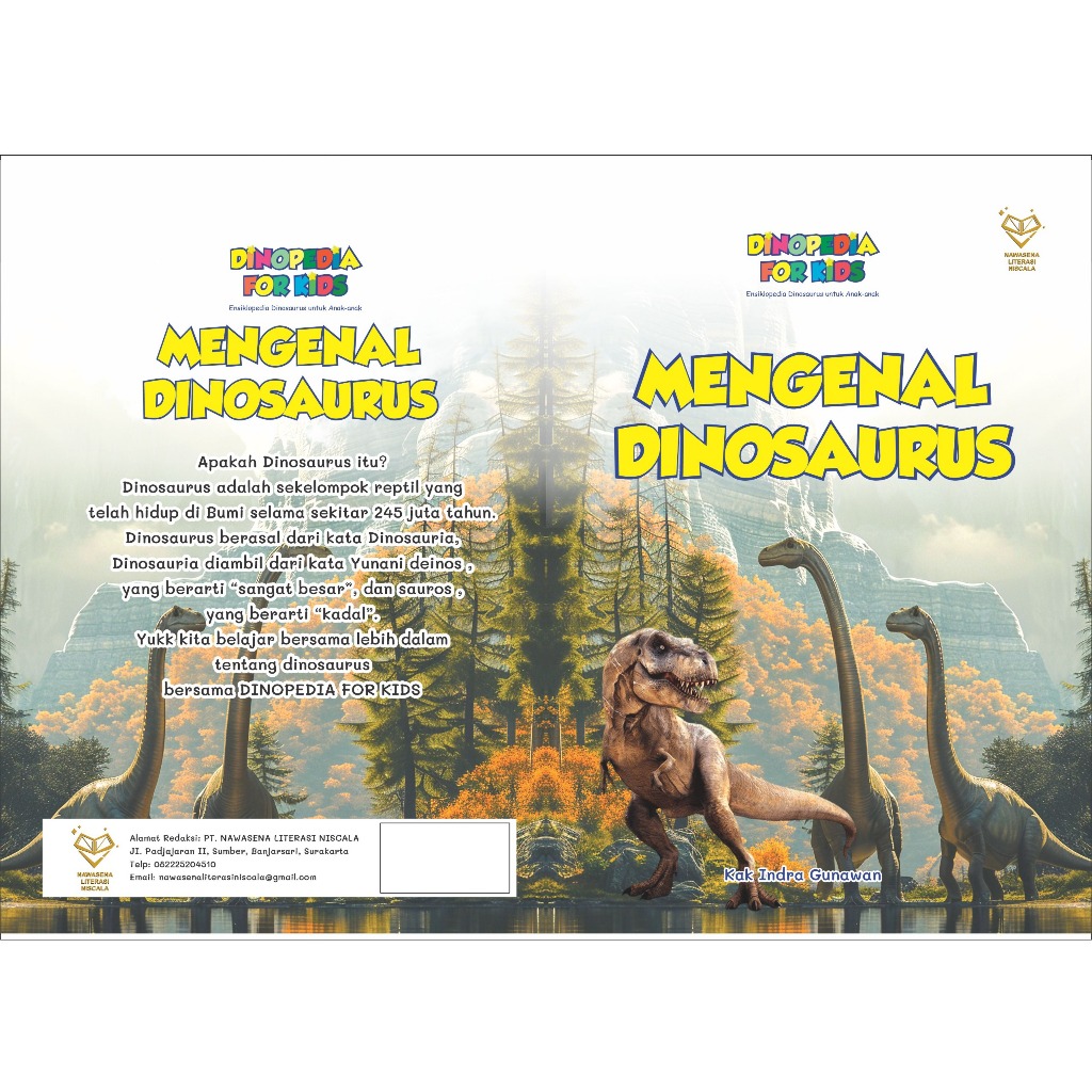 MENGENAL DINOSAURUS SERI DINOPEDIA FOR KIDS