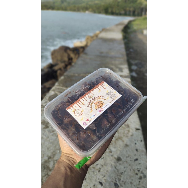 

KRIPIK PISANG LUMER DARK COKLAT ISI 200gr+