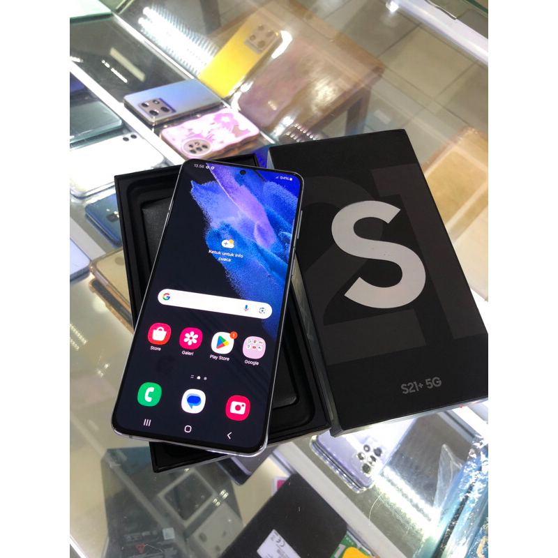 Samsung s21+ 8/256gb second bekas garansi resmi indonesia