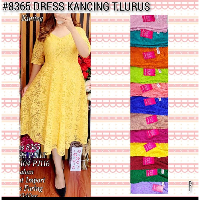 Dress Brokat import, Dress wanita bahan brokat, Dress brokat wanita