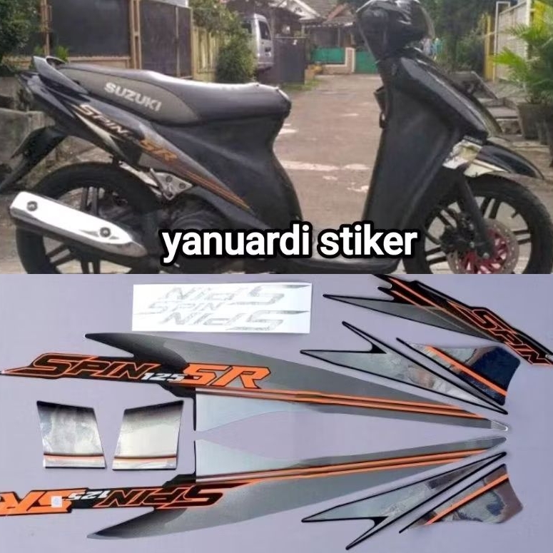 STRIPING LIST STIKER SUZUKI SPIN 125 SR TAHUN 2007 SPIN SR 2007 spin 2007