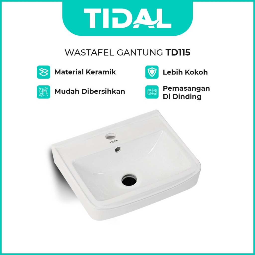 Wastafel Gantung Keramik Europe Enchanting TD115